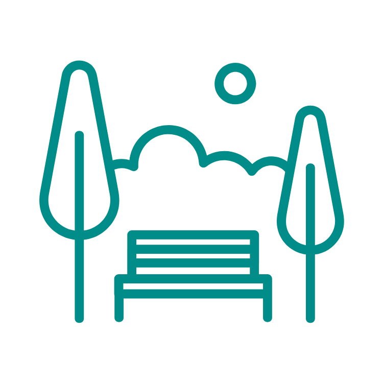 bench-forest-icon
