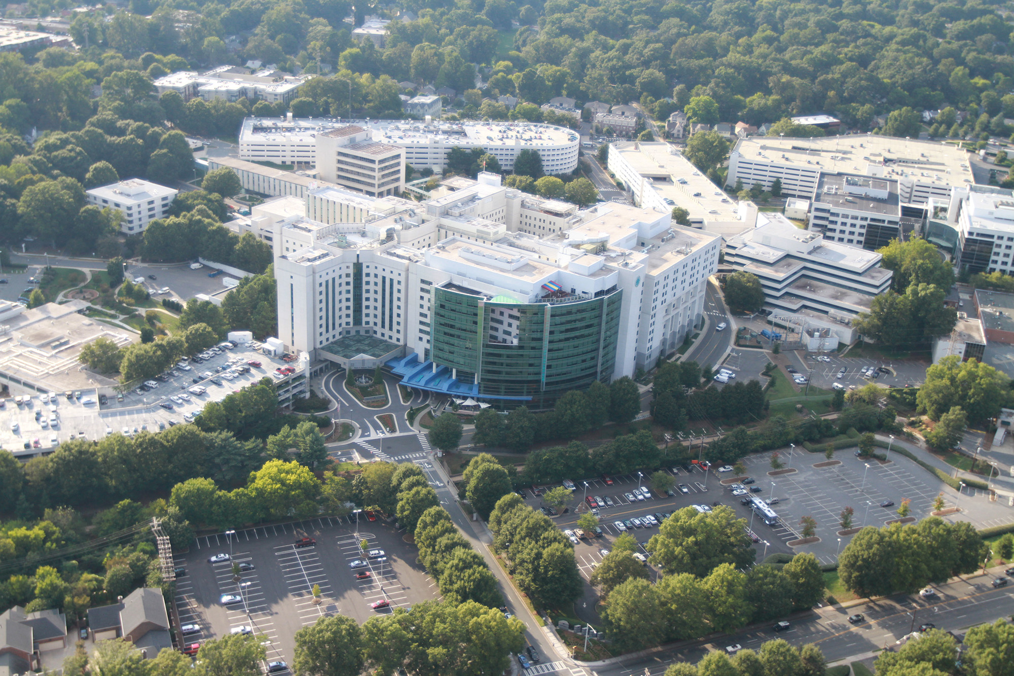 Atrium Health Carolinas Medical Center Aerial